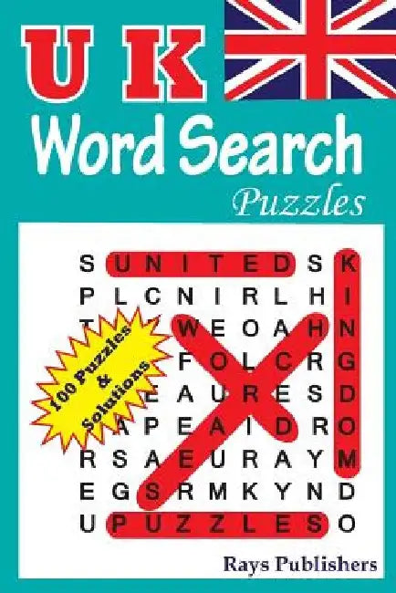 UK Word Search Puzzles by Rays Publishers