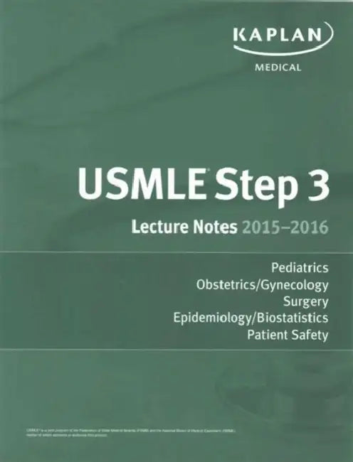 Usmle Step 3 Lecture Notes Bundle by Kaplan