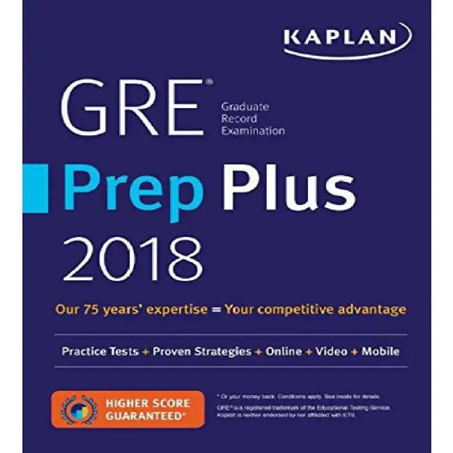 Gre Prep Plus 2018 by Kaplan Test Prep