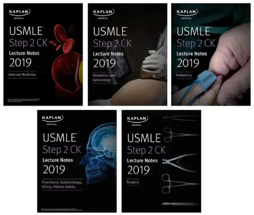 USMLE Step 2 Ck Lecture Notes 2019: 5-Book Set by Kaplan Medical