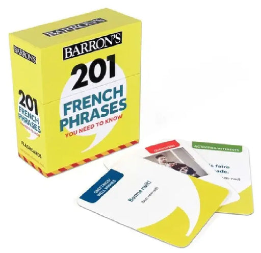 201 French Phrases You Need to Know Flashcards by Barron's Educational Series