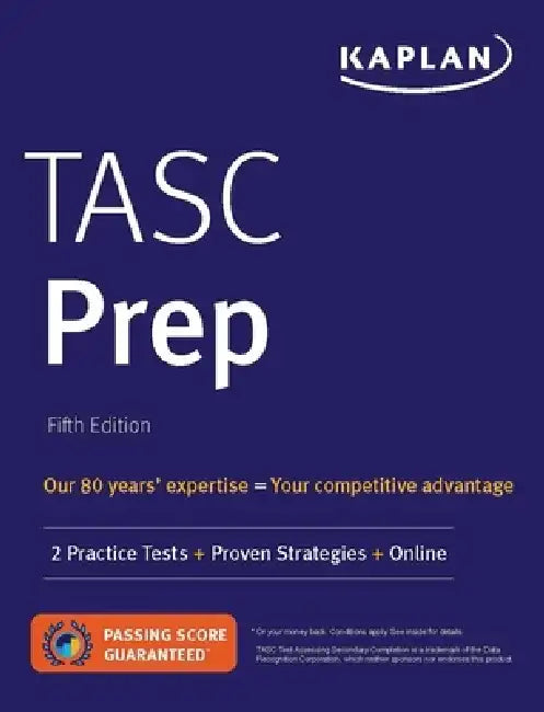 Tasc Prep: 2 Practice Tests + Proven Strategies + Online by Kaplan Test Prep