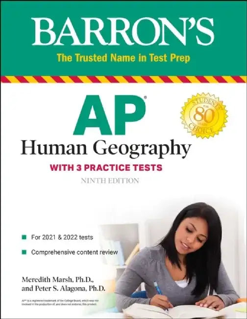 AP Human Geography Study Guide: With 3 Practice Tests by Meredith Marsh