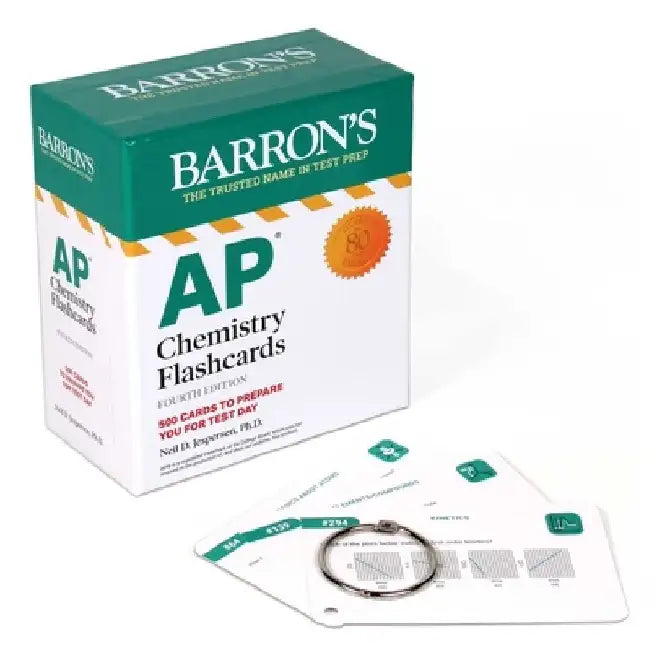 AP Chemistry Flashcards, Fourth Edition: Up-To-Date Review and Practice + Sorting Ring for Custom Study by Barron's Educational Series