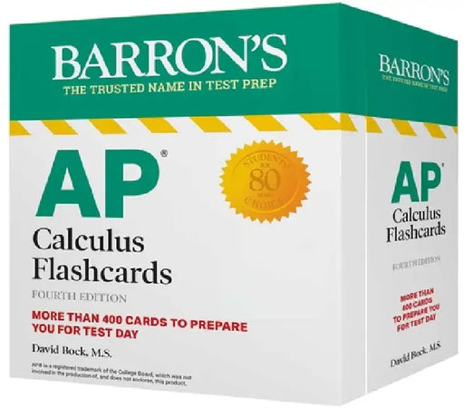 AP Calculus Flashcards, Fourth Edition: Up-To-Date Review and Practice + Sorting Ring for Custom Study by Barron's Educational Series
