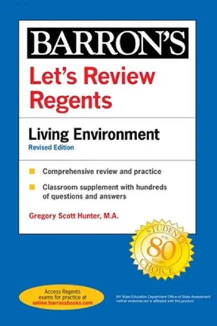 Let's Review Regents: Living Environment Revised Edition by Gregory Scott Hunter