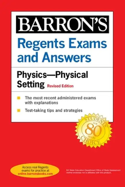 Regents Exams and Answers Physics Physical Setting Revised Edition by Miriam Lazar