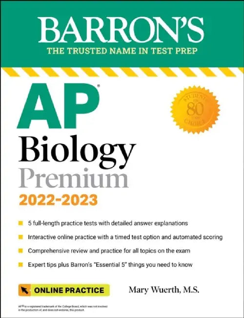 Ap Biology Premium 2022-2023 5 by Wuerth, Mary