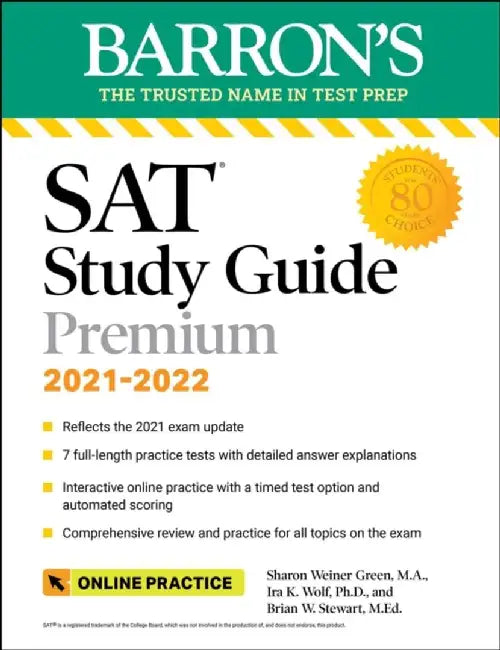 Barron Sat Sg Premium 2021-202 by Green, Sharon Weiner