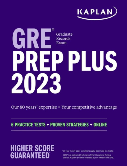 Gre Prep Plus 2023  by Kaplan Test Prep