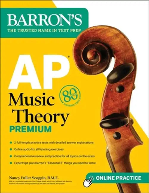 AP Music Theory Premium: 2 Practice Tests + Comprehensive Review + Online Audio by Nancy Fuller Scoggin