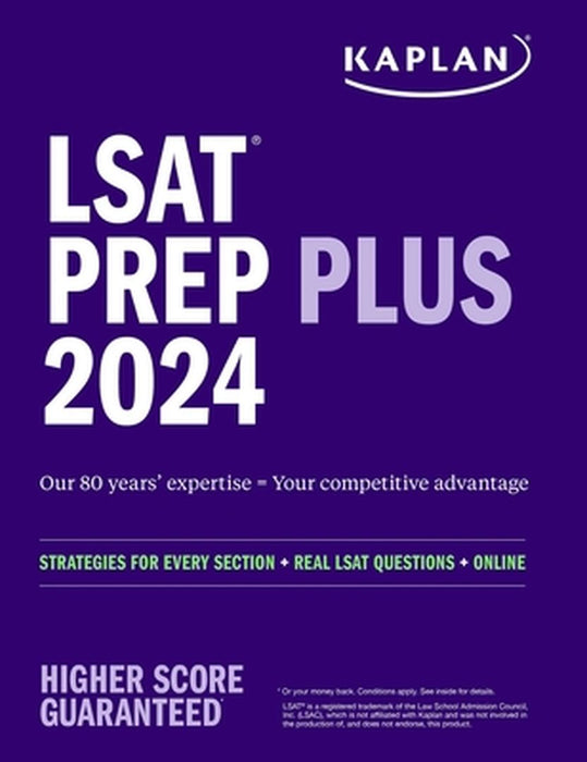 LSAT Prep Plus 2024: With New Section by Kaplan Test Prep