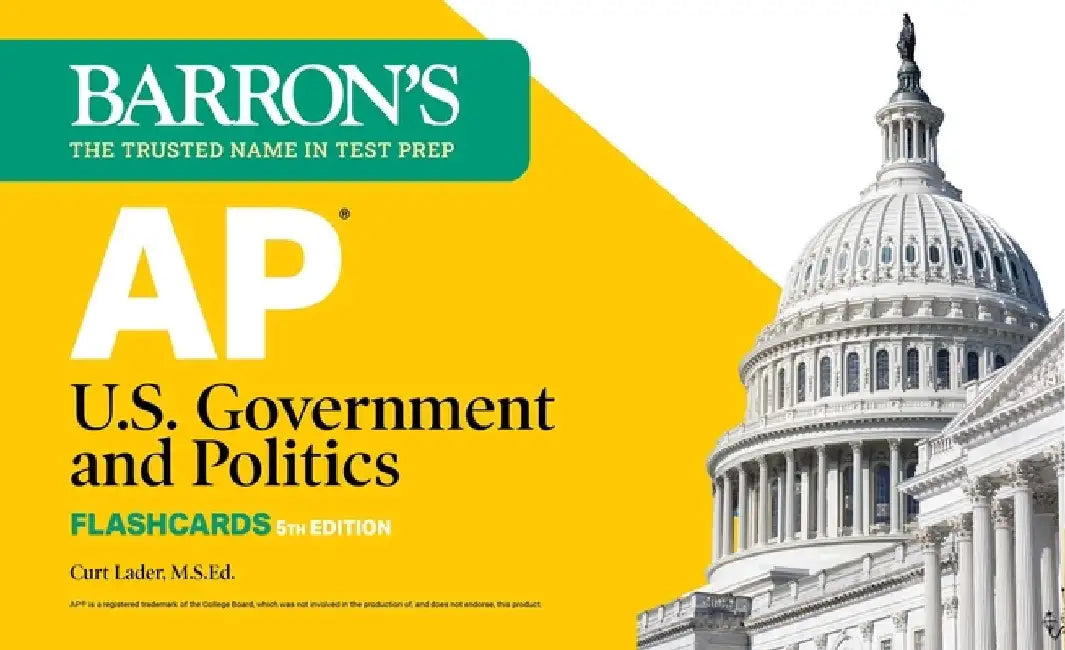 AP U.S. Government and Politics Flashcards, Fifth Edition: Up-To-Date Review + Sorting Ring for Custom Study by Curt Lader