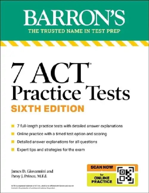 7 ACT Practice Tests Premium + Online Practice by Patsy J. Prince