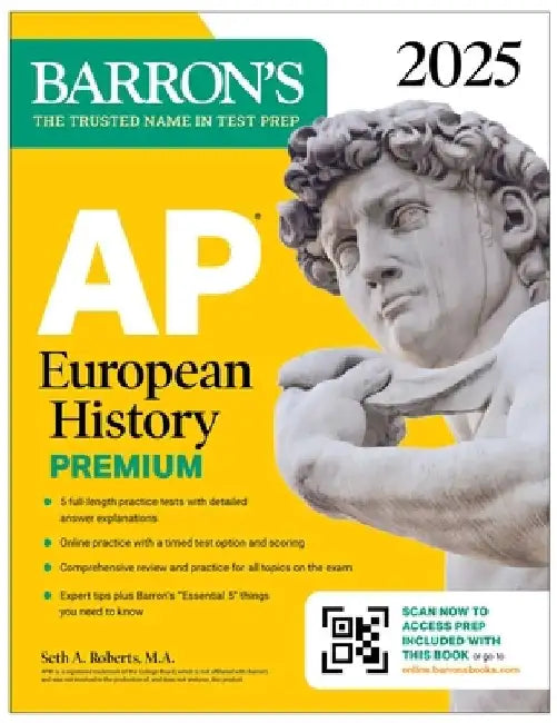AP European History Premium, 2025: 5 Practice Tests + Comprehensive Review + Online Practice by Seth A. Roberts