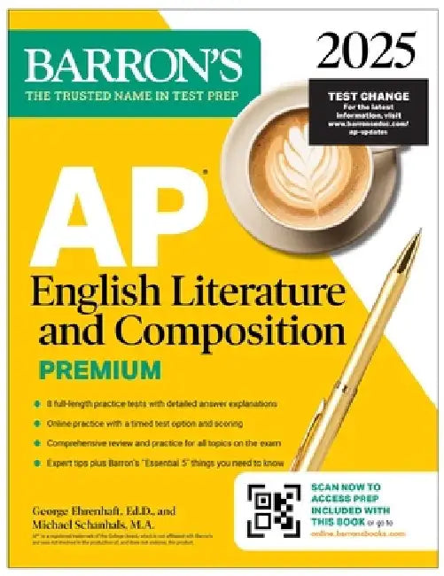 AP English Literature and Composition Premium 2025: 8 Practice Tests + Comprehensive Review + Online Practice by George Ehrenhaft