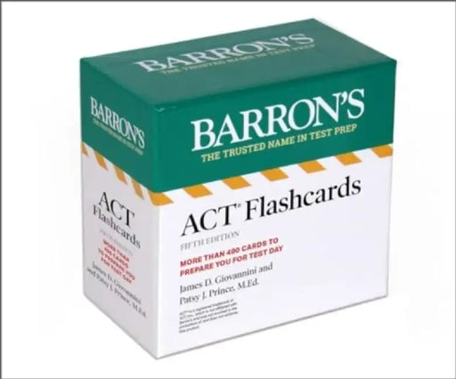 ACT Flashcards, Fifth Edition: Up-to-Date Review by Barron's Educational Series