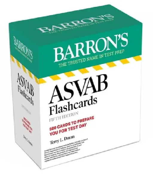 ASVAB Flashcards Fifth Edition: 500 Cards with Up-To-Date Practice by Barron's Educational Series
