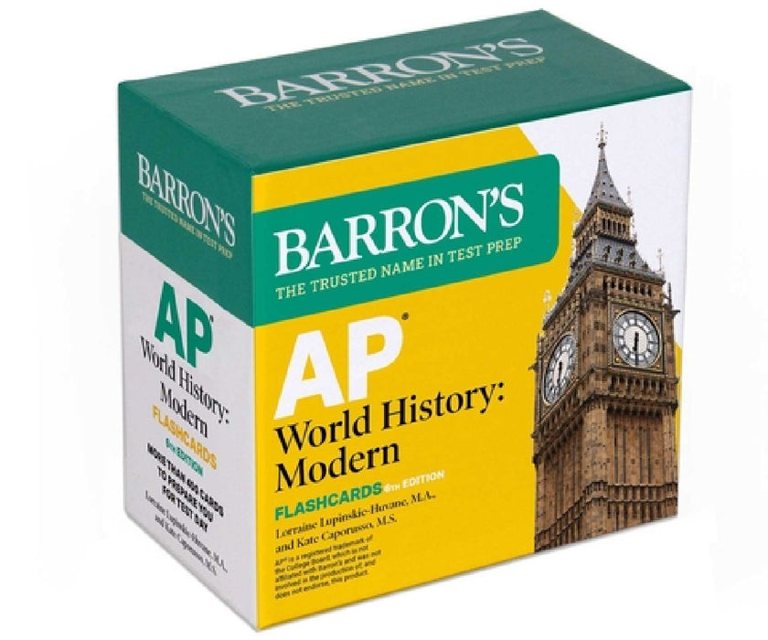 AP World History: Modern Flashcards, Sixth Edition by Barron's Educational Series