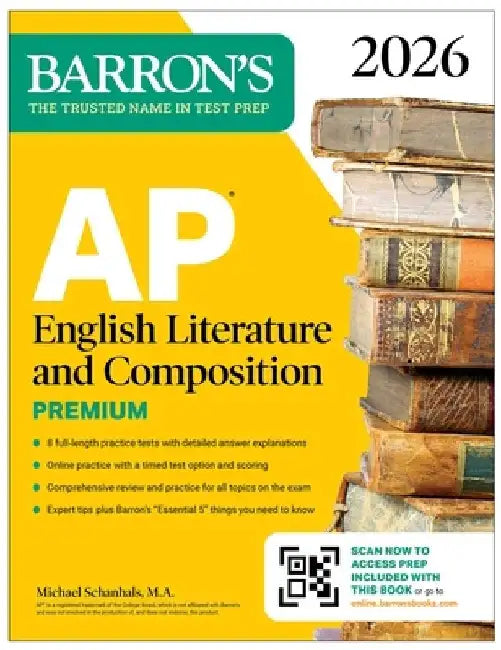 AP English Literature and Composition Premium, 2026: Prep Book with 8 Practice Tests + Online Practice by Barron'S Educational Series