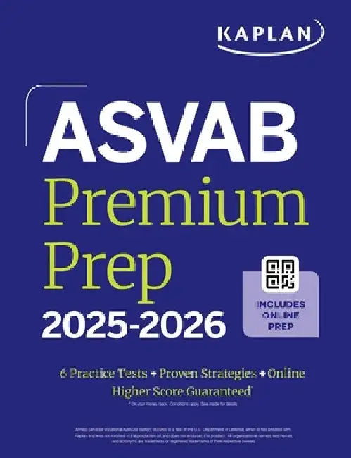 ASVAB Premium Prep 2025-2026 by Kaplan Test Prep