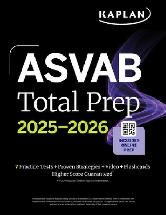 ASVAB Total Prep 2025-2026 by Kaplan Test Prep
