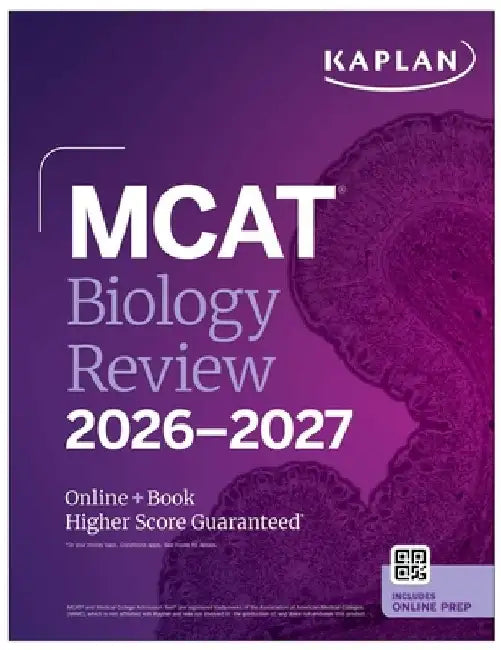 MCAT Biology Review 2026-2027: Online + Book by Kaplan Test Prep