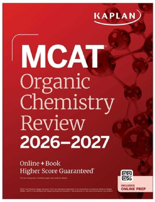MCAT Organic Chemistry Review 2026-2027: Online + Book by Kaplan Test Prep