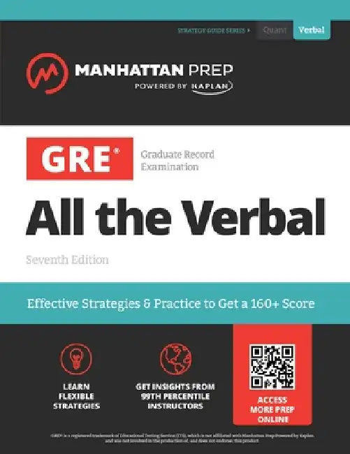 GRE All the Verbal by Manhattan Prep