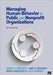Managing Human Behavior in Public and Nonprofit Organizations by Robert B. Denhardt
