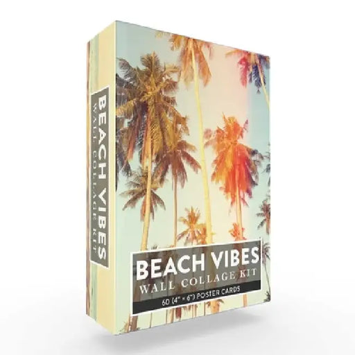 Beach Vibes Collage Kit: 60 (4 × 6) Cards to Make Your Space Feel Coastal, Chill, and Beachy! by Adams Media