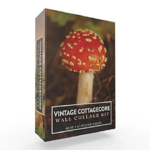 Vintage Cottagecore Collage Kit: 60 (4 × 6) Cards to Make Your Space Feel Beautiful, Natural, and Timeless! by Adams Media