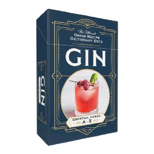 Gin Cocktail Cards A-Z: The Ultimate Drink Recipe Dictionary Deck by Adams Media