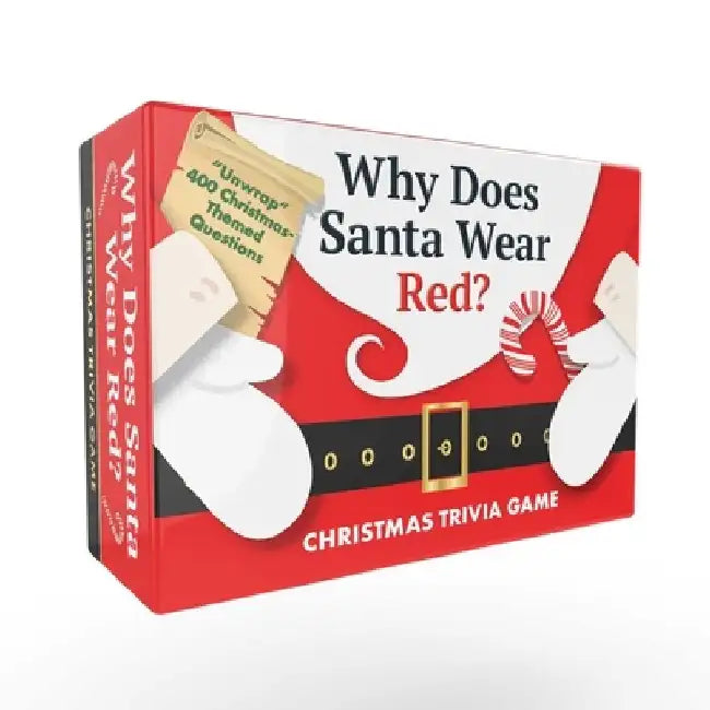 Why Does Santa Wear Red? Trivia Game: Test Your Knowledge of Christmas Trivia--Past and Present! by Adams Media