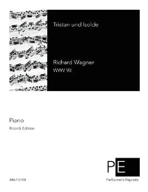 Tristan und Isolde by Kleinmichel, Richard