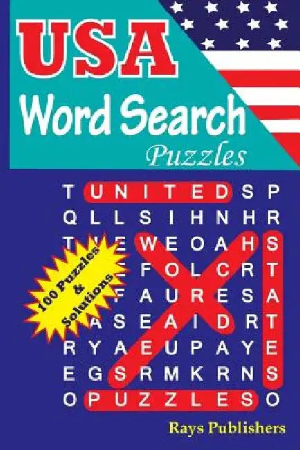 USA Word Search Puzzles by Rays Publishers