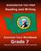 WASHINGTON TEST PREP Reading and Writing Common Core Workbook Grade 7: Preparation for the Smarter Balanced (SBAC) Assessments by Test Master Press Washington