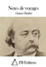 Notes de voyages by Fb Editions