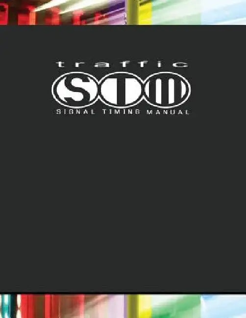 Traffic Signal Timing Manual by Federal Highway Administration