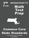 Massachusetts 7th Grade Math Test Prep: Common Core Learning Standards by Teachers' Treasures