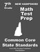 New Hampshire 7th Grade Math Test Prep: Common Core Learning Standards by Teachers' Treasures