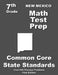 New Mexico 7th Grade Math Test Prep: Common Core Learning Standards by Teaches' Treasures