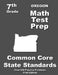 Oregon 7th Grade Math Test Prep: Common Core Learning Standards by Teachers' Treasures