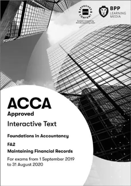 FIA Maintaining Financial Records FA2 by BPP Learning Media
