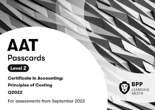 AAT Principles of Costing by BPP Learning Media