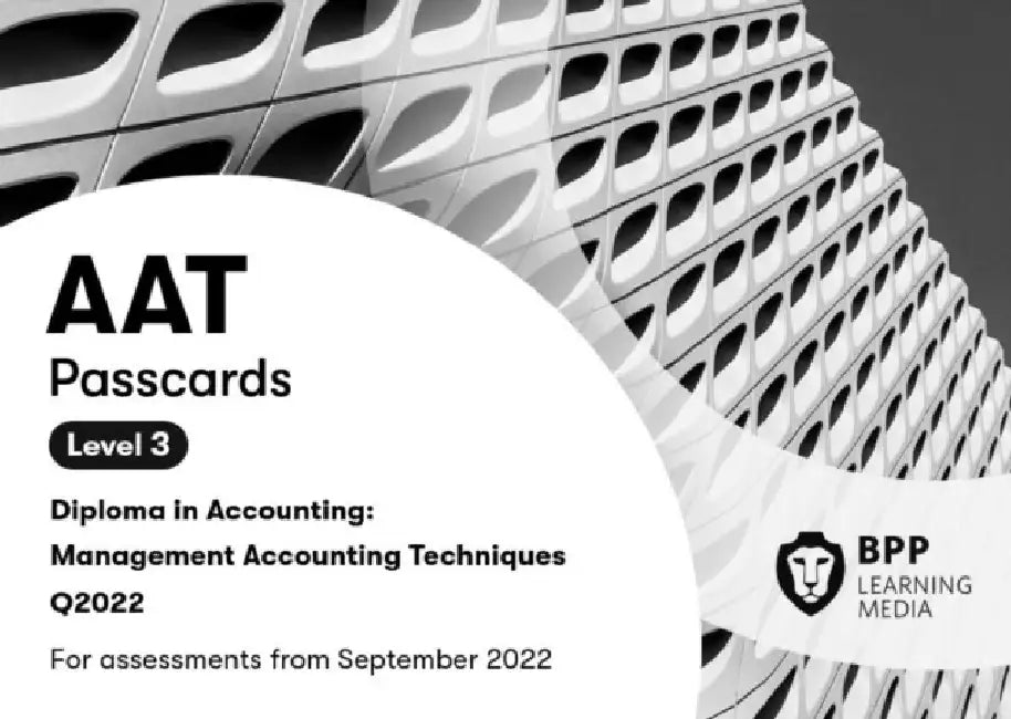 AAT Management Accounting Techniques by BPP Learning Media