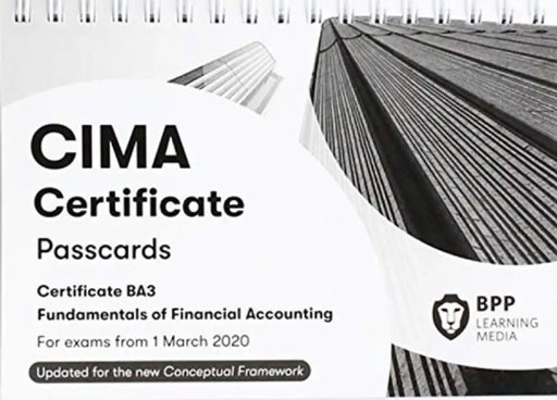 CIMA BA3 Fundamentals of Financial Accounting by BPP Learning Media