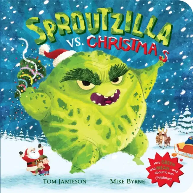 Sproutzilla Vs. Christmas by Tom Jamieson