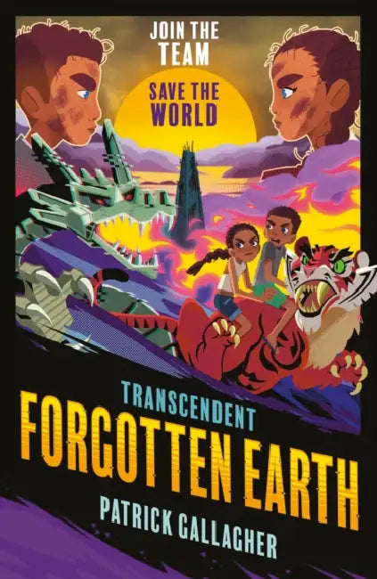 Transcendent: Forgotten Earth: Book 3 - a cyberpunk STEM thriller perfect for teen readers and gamers by Patrick Gallagher
