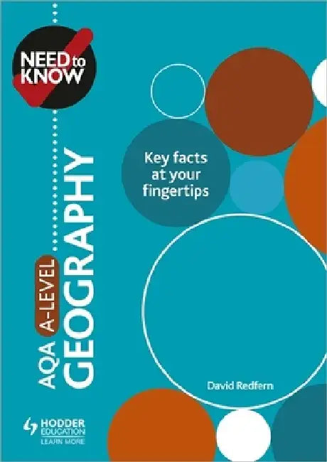 Need to Know: AQA A-level Geography by David Redfern